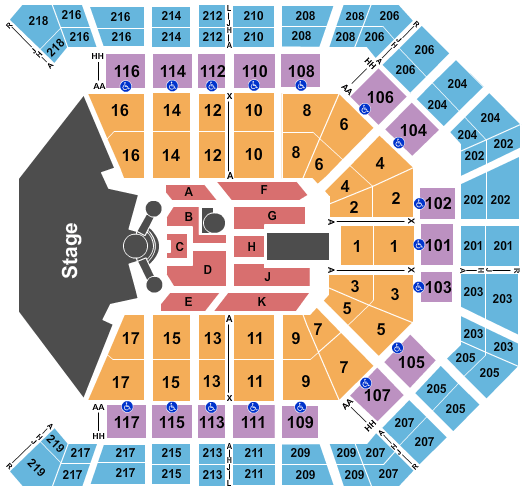 Days Of 47 Arena Seating Chart